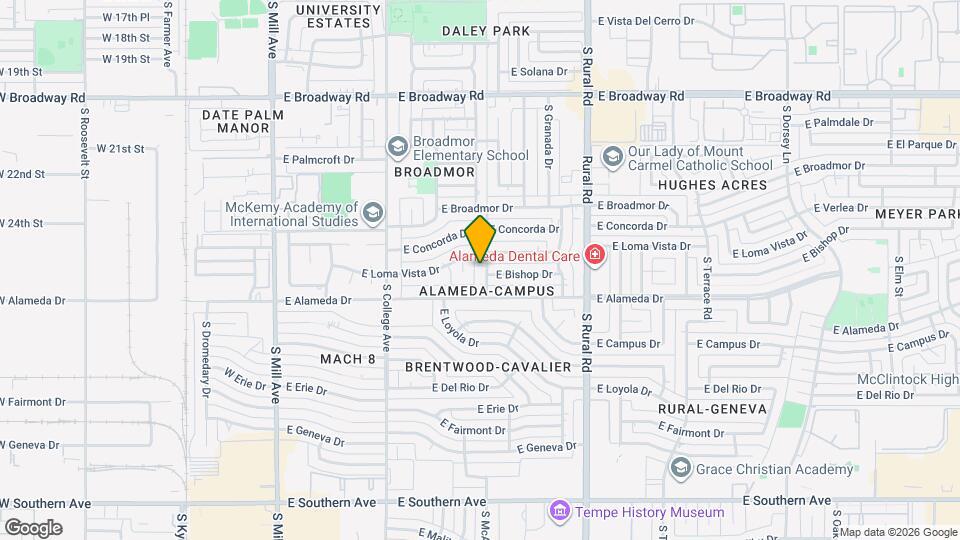 2610 S Ventura Dr Map and Location Details