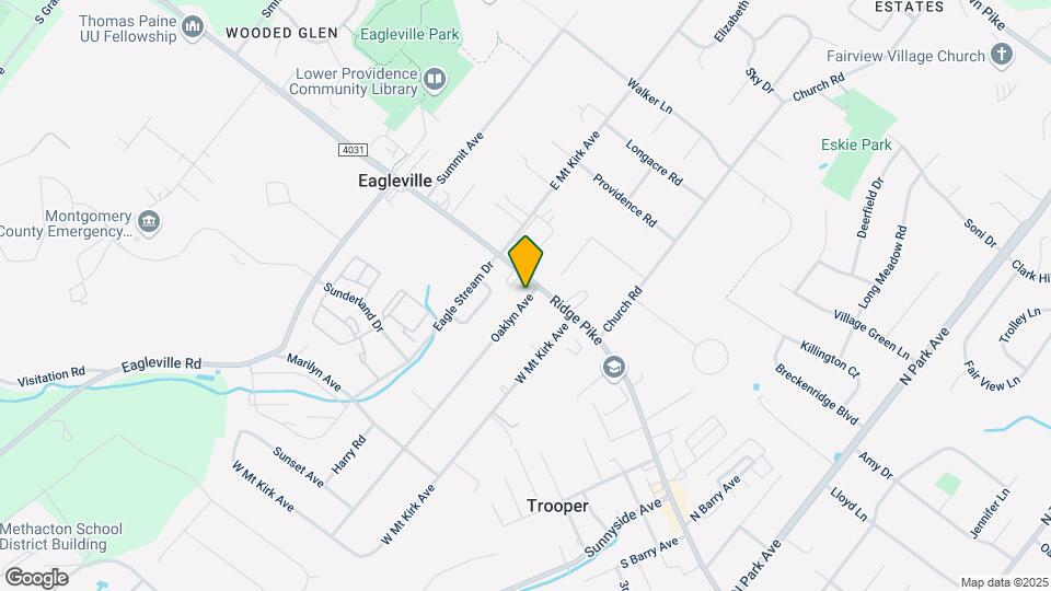 5 Oaklyn Ave, Unit 3rd Floor Map and Location Details