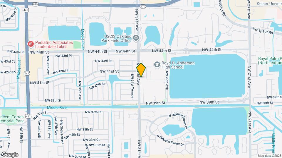 4031 NW 30th Ter Map and Location Details