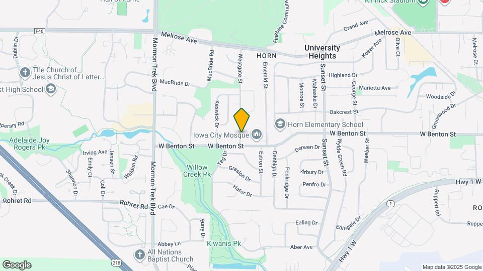 752 Westgate St Map and Location Details