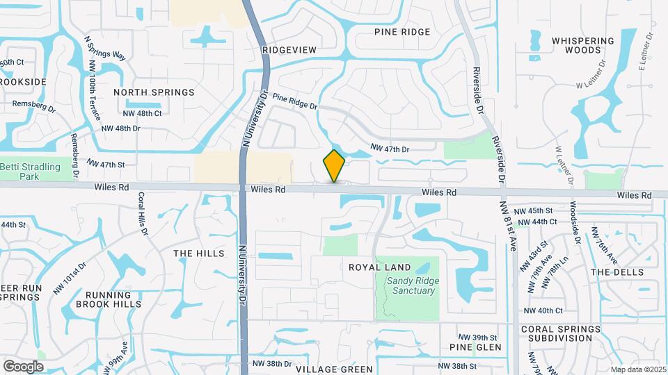 8931 Wiles Rd, Unit 4-102 Map and Location Details