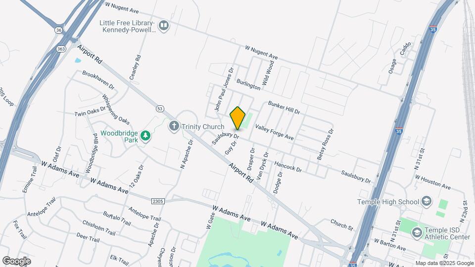 2930 Saulsbury Dr Map and Location Details