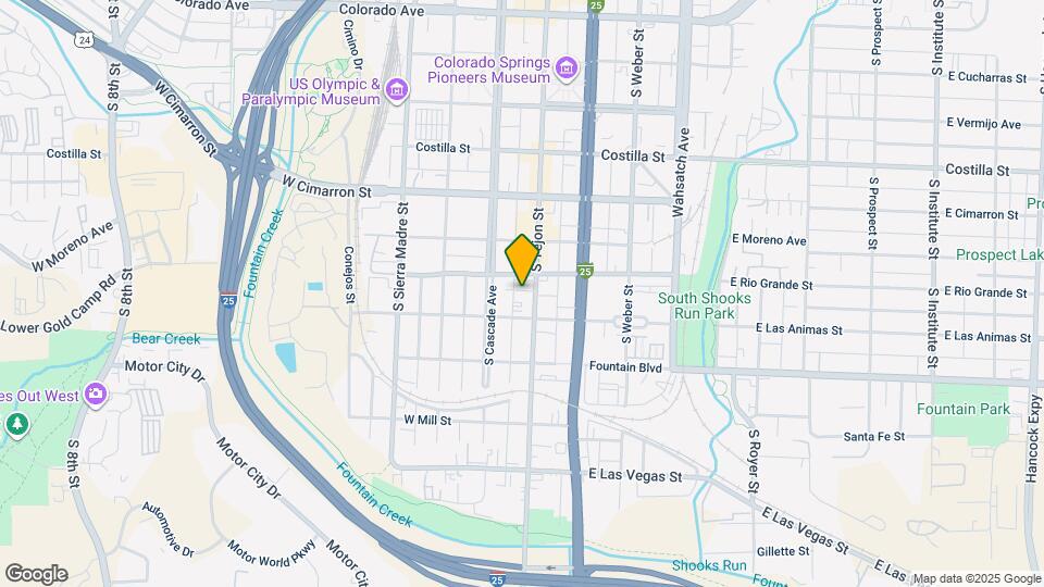 714 S Tejon St Map and Location Details