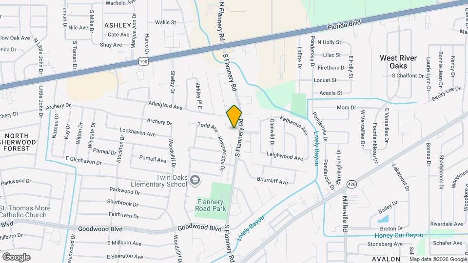 540 S Flannery Rd, Unit B Mapa y Detalles de la Ubicación