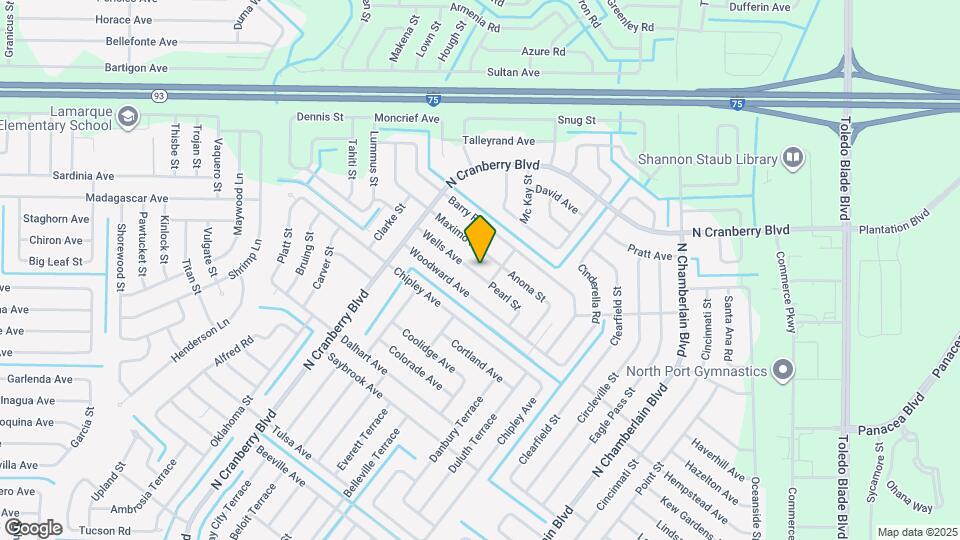 2844 Wells Ave Mapa y Detalles de la Ubicación
