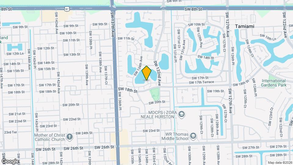13371 SW 17th Ln Map and Location Details