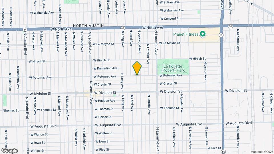 5309 W Potomac Ave Map and Location Details