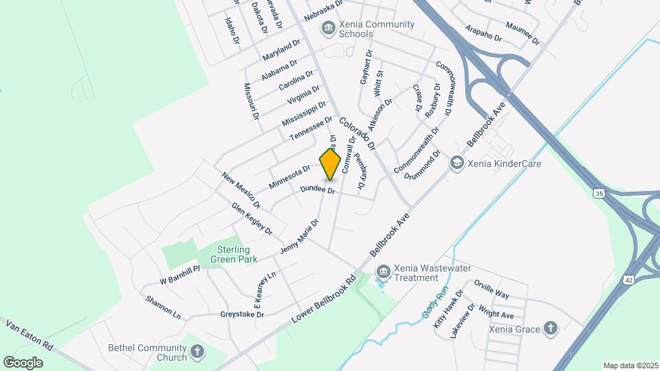 1255 Arkansas Dr Map and Location Details