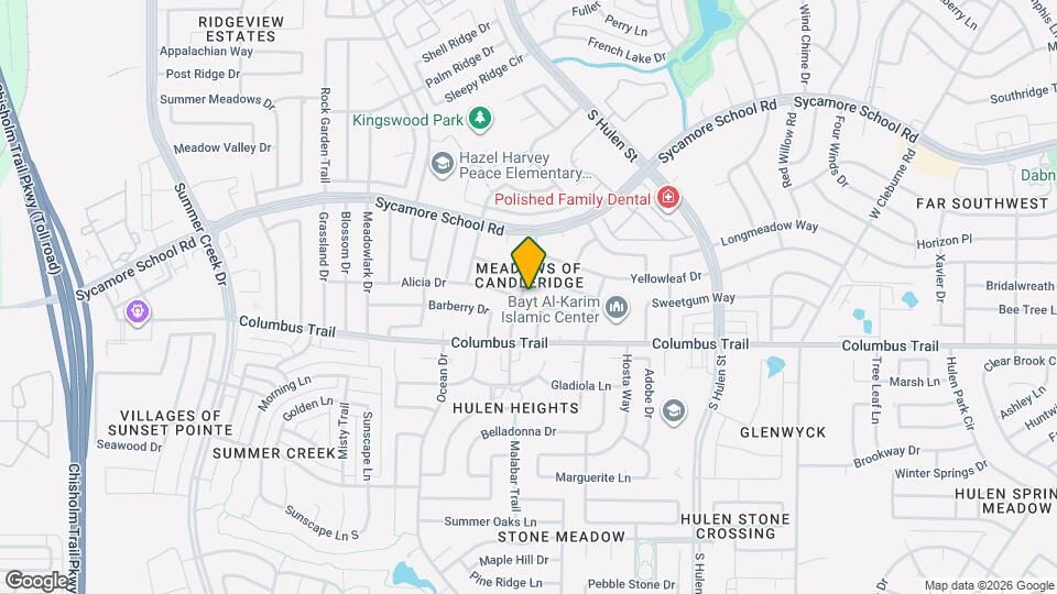 7709 Silveridge Dr Map and Location Details
