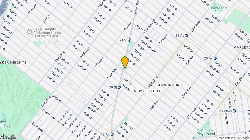 1643 Bay Ridge Pky Map and Location Details