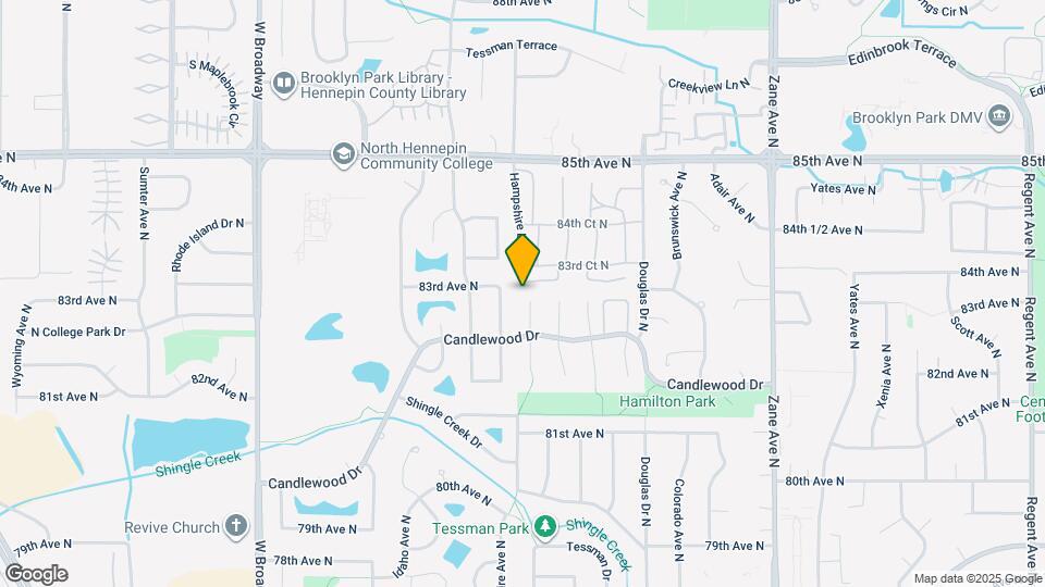 8239 Hampshire Ct N Map and Location Details