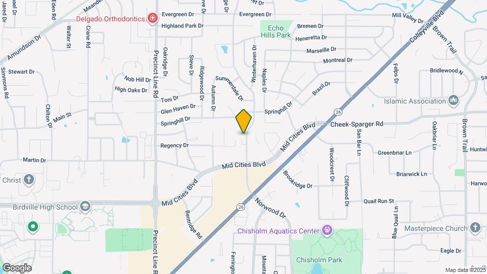 2729 Hurstview Dr Map and Location Details