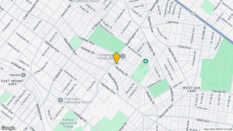 1601 E Mayland St Map and Location Details