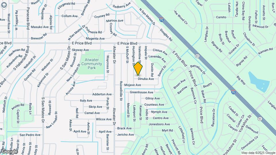 1277 Valentine St Map and Location Details