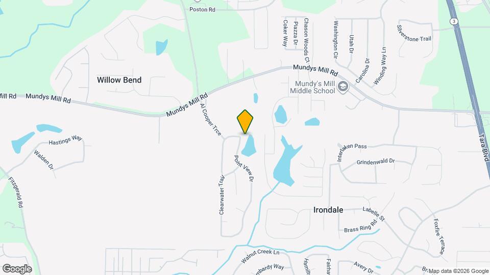 9928 Point View Dr Map and Location Details