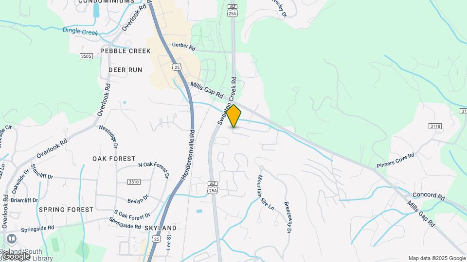 204 Alpine Ridge Dr Map and Location Details