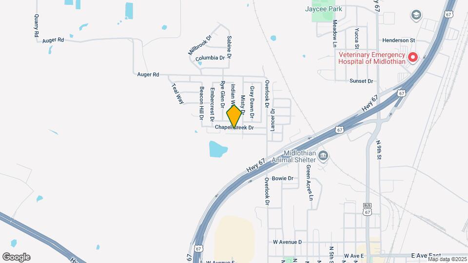 1213 Crooked Creek Ct Map and Location Details