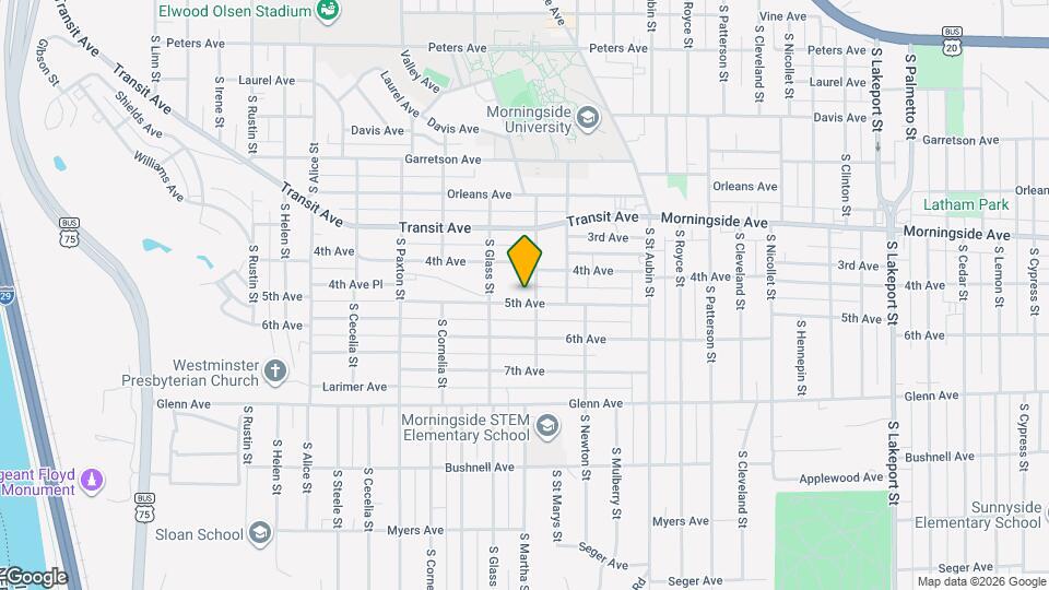 3607 5th Ave, Unit B Map and Location Details