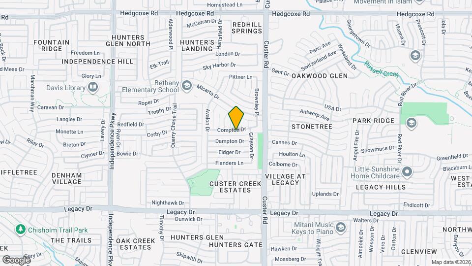 2236 Compton Dr Map and Location Details