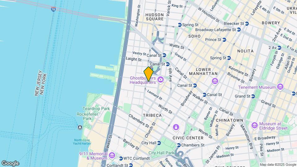 112 Hudson St Mapa y Detalles de la Ubicación