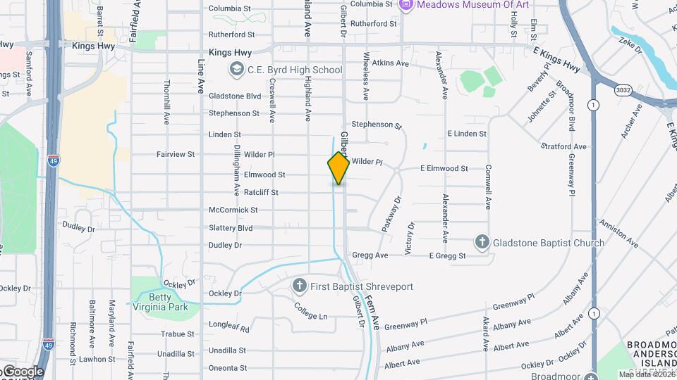 3642 Gilbert Dr Map and Location Details