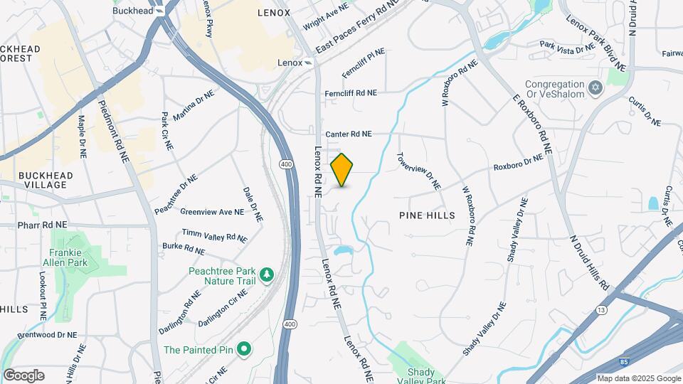 3071 Lenox Rd NE Map and Location Details