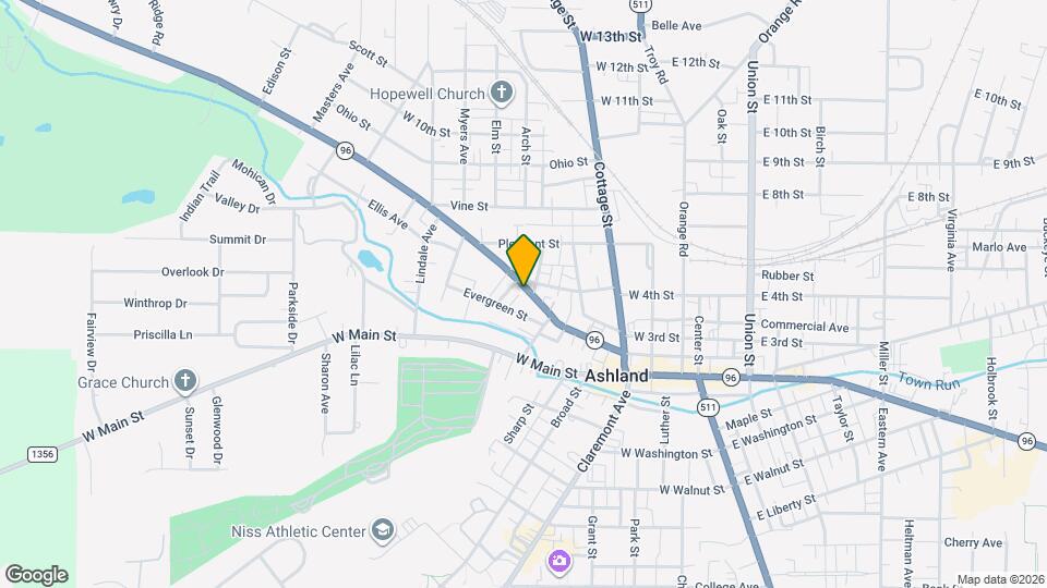 435 Sandusky St Map and Location Details