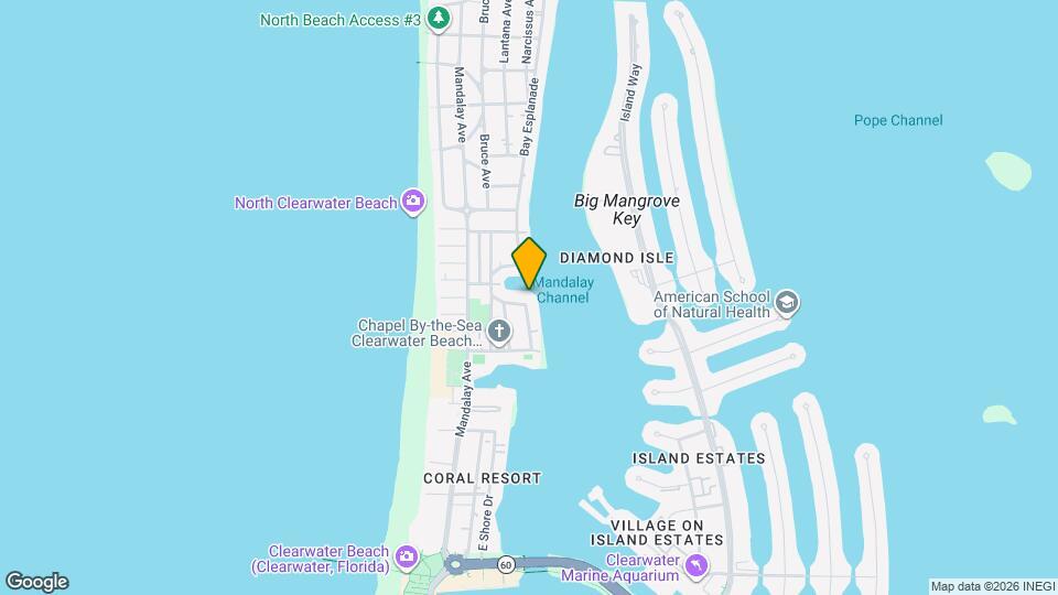 The Cove Mapa y Detalles de la Ubicación