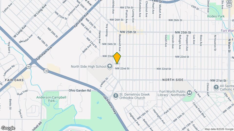 2205 Roosevelt Ave Mapa y Detalles de la Ubicación