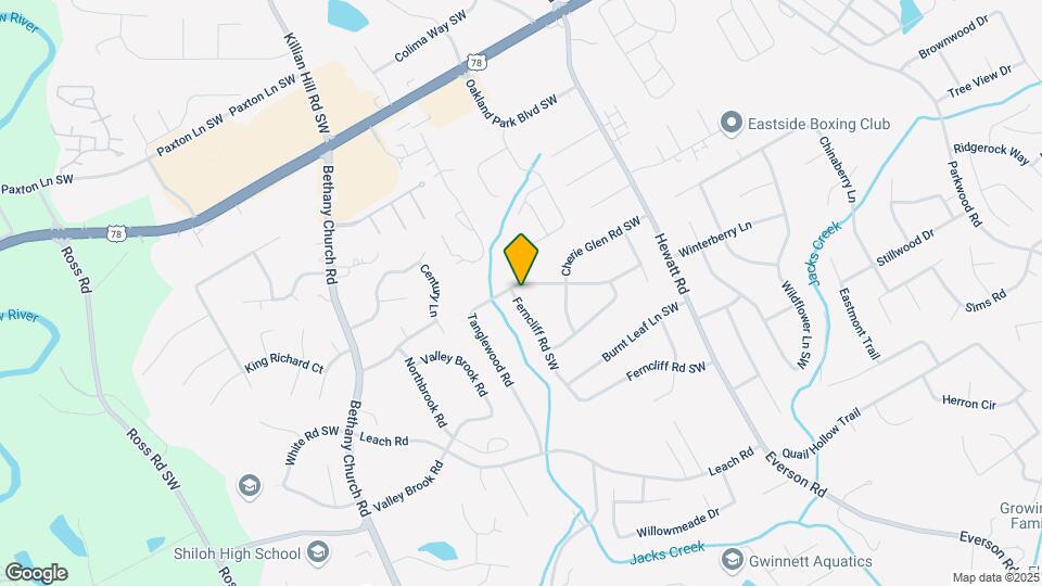 3932 Tanglewood Rd Map and Location Details