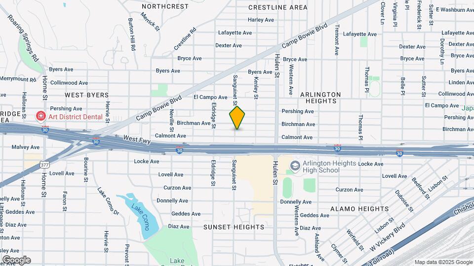 4736 Calmont Ave Map and Location Details