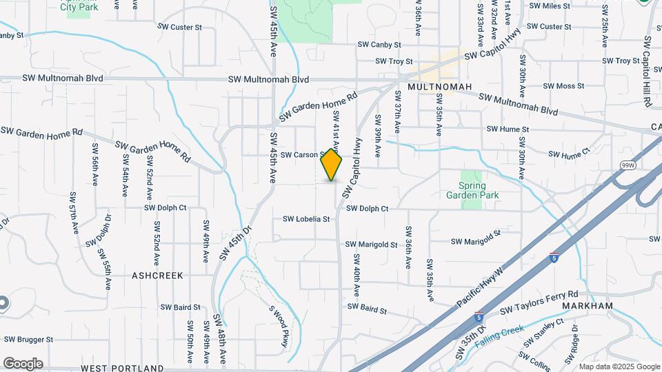 8611 SW 41st Ave Map and Location Details