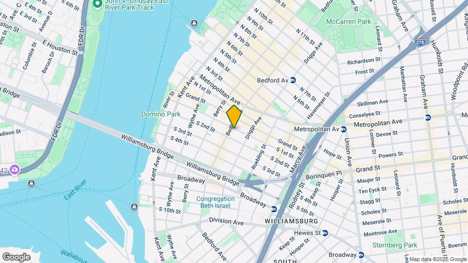 299 Bedford Ave Map and Location Details