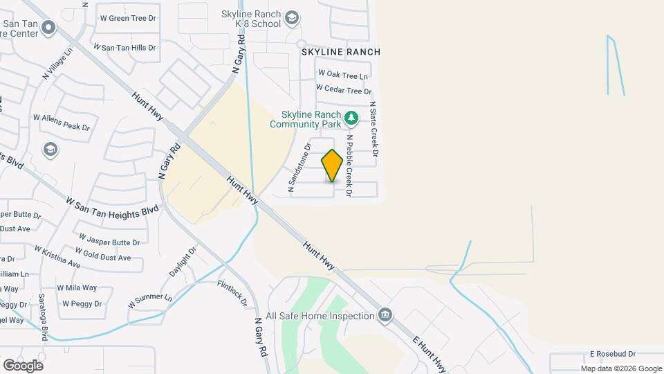 887 W Desert Hills Dr Map and Location Details