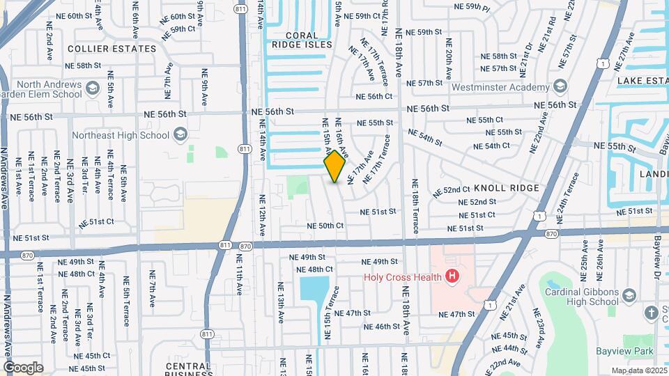 5221 NE 15th Ave, Unit TRENT Map and Location Details