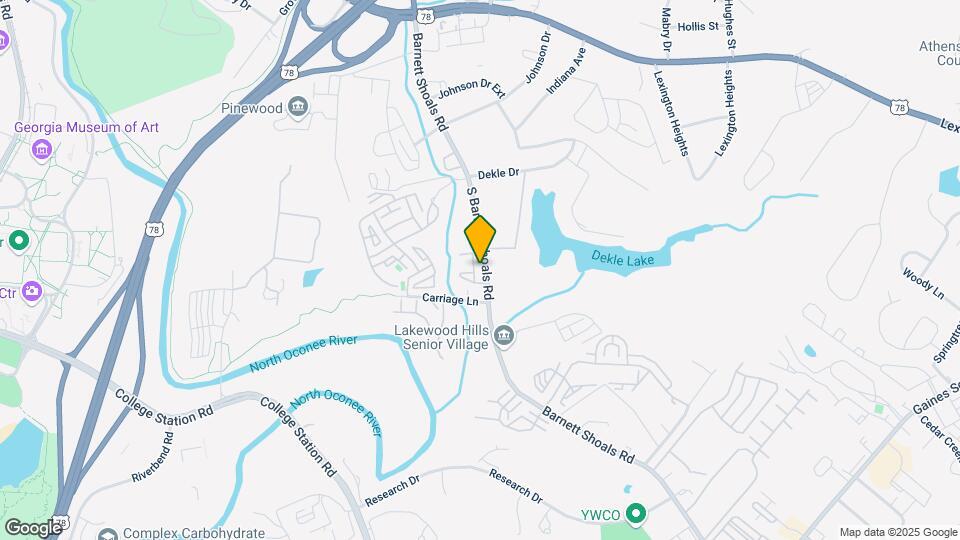 660 Barnett Shoals Rd, Unit 112 Map and Location Details