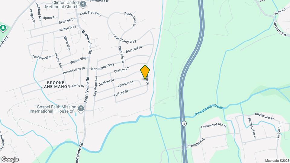 6920 Groveton Dr Mapa y Detalles de la Ubicación