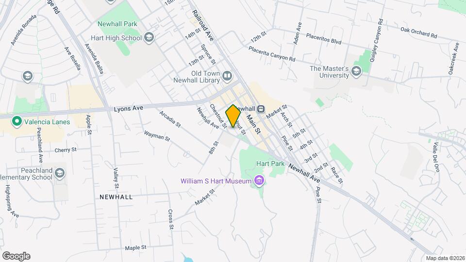 24314 Newhall Ave, Unit 202 Map and Location Details