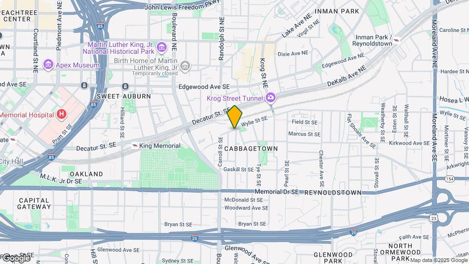 627 Tennelle St SE Mapa y Detalles de la Ubicación