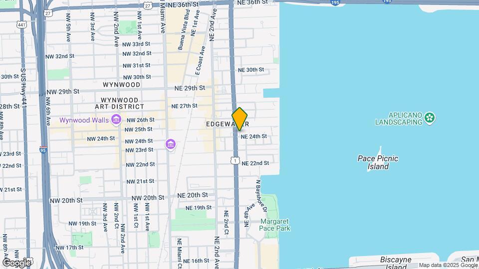 333 NE 24th St, Unit 905 Mapa y Detalles de la Ubicación