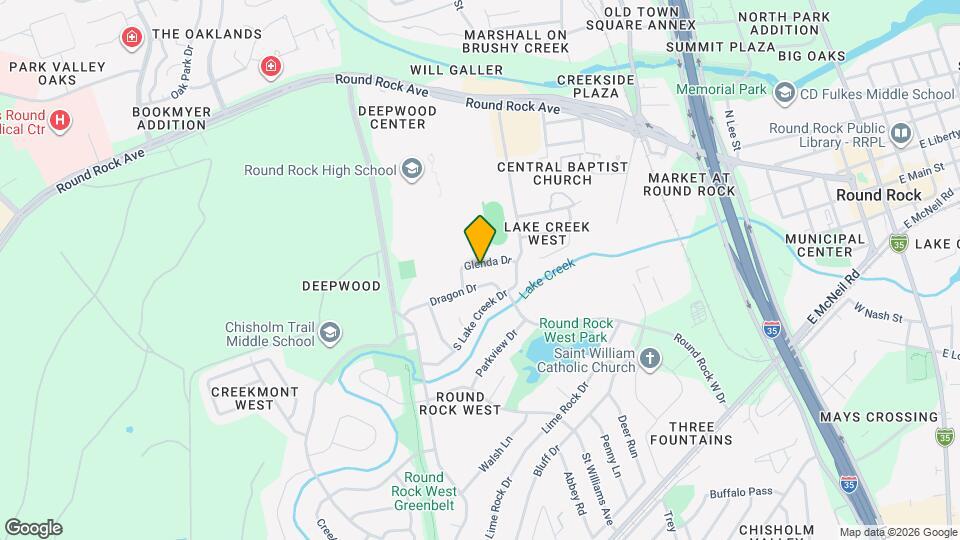 1301 Glenda Dr Map and Location Details