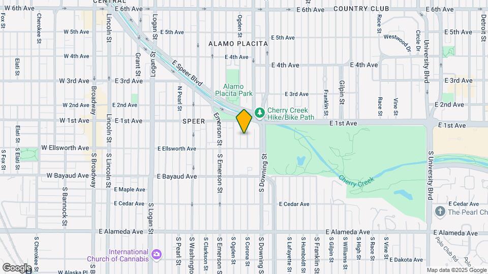 33 N Corona St, Unit 208 Map and Location Details