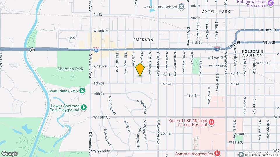 609 S Lyndale Ave Map and Location Details