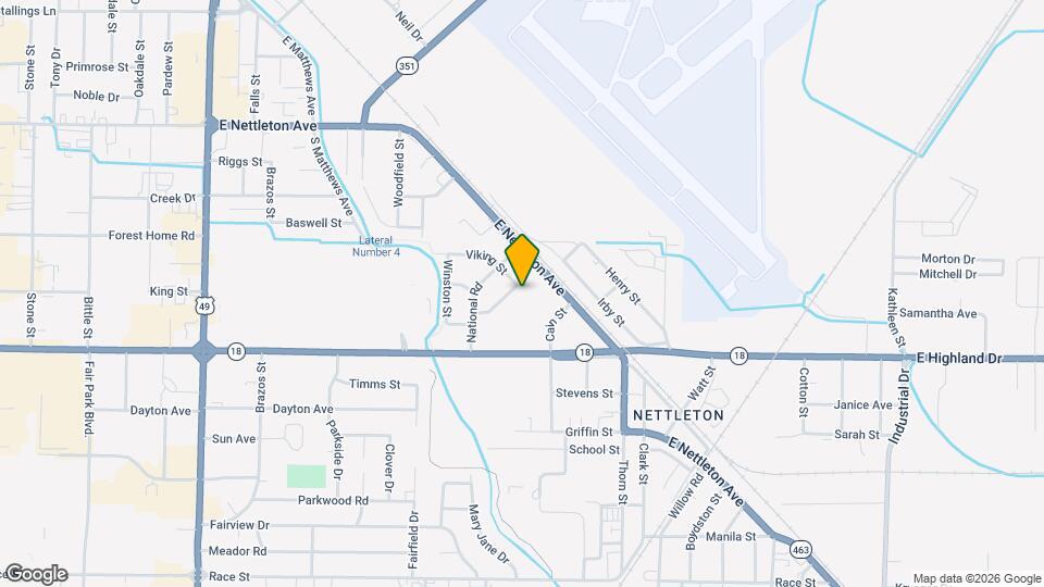 1800 Fairlane Ave Map and Location Details