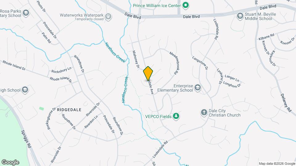 13810 Mapledale Ave Map and Location Details