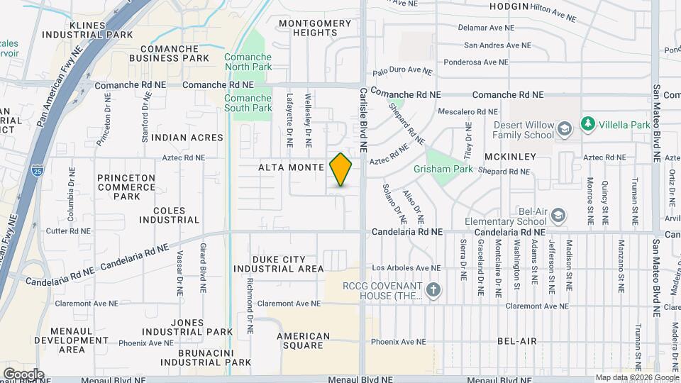 3421 Alta Monte Ave NE Map and Location Details