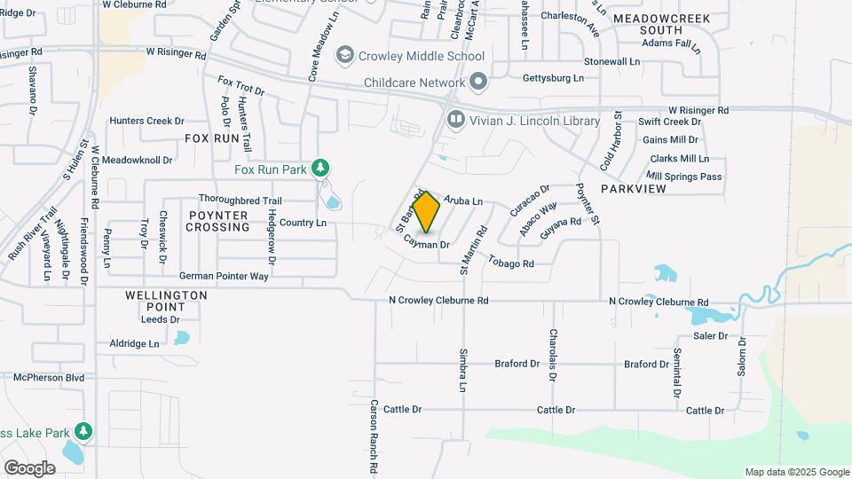 3512 Cayman Dr Map and Location Details