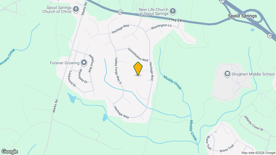 135 Virginia Ln Mapa y Detalles de la Ubicación