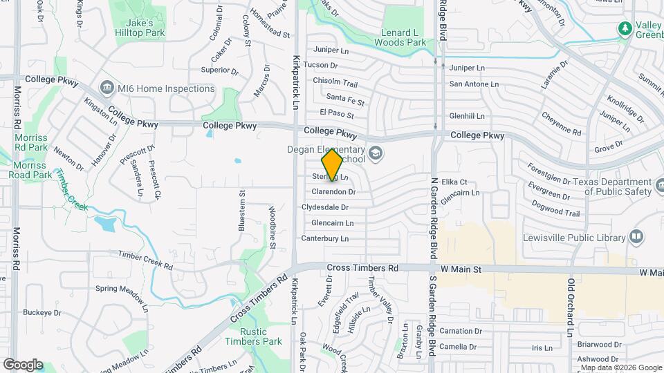 1741 Clarendon Dr Map and Location Details