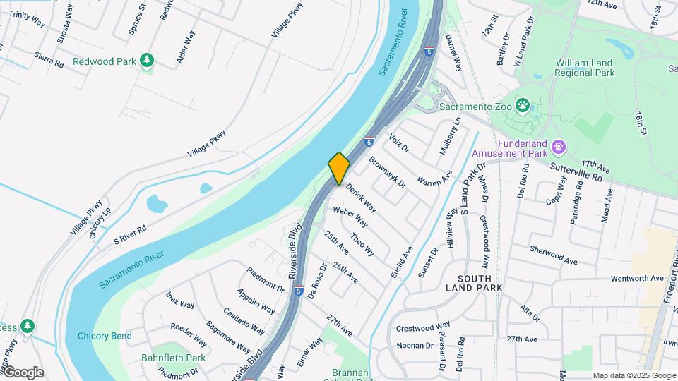 4441 Riverside Blvd Map and Location Details